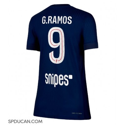Zenski Nogometni Dres Paris Saint-Germain Goncalo Ramos #9 Domaci 2025-26 Kratak Rukav Zenski Nogometni Dres Paris Saint-Germain Goncalo Ramos #9 Domaci 2025-26 Kratak Rukav
